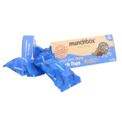 Munchbox  Munch Pops Coconut Dark Choco 45g, Pack Of 20 Munchbox  Munch Pops Coconut Dark Choco 45g, Pack Of 20
