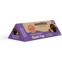 Munchbox Creamy Hazelnut MunchPops 3-Balls 45g, Pack Of 20 Munchbox Creamy Hazelnut MunchPops 3-Balls 45g, Pack Of 20