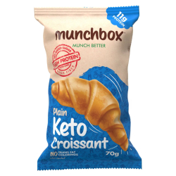 Munchbox Plain Keto Croissant 70g, Pack Of 40 Munchbox Plain Keto Croissant 70g, Pack Of 40