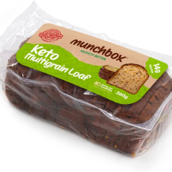 Munchbox Keto Multigrain Loaf 360g, Pack Of 10 Munchbox Keto Multigrain Loaf 360g, Pack Of 10