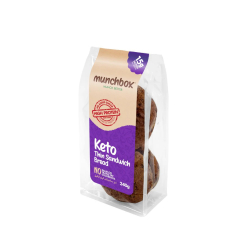 Munchbox Keto Thin Sandwich Bread 4 Pieces 240g, Pack Of 20 Munchbox Keto Thin Sandwich Bread 4 Pieces 240g, Pack Of 20