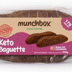 Munchbox Keto Baguette 220g, Pack Of 20 Munchbox Keto Baguette 220g, Pack Of 20