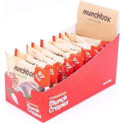 Munchbox Strawberry Munch Crispies 40g, Pack Of 10 Munchbox Strawberry Munch Crispies 40g, Pack Of 10