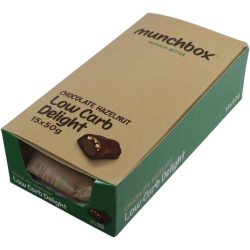 Munchbox Low Carb Delight Keto Chocolate Hazelnut Bar 50g, Pack Of 15  Munchbox Low Carb Delight Keto Chocolate Hazelnut Bar 50g, Pack Of 15