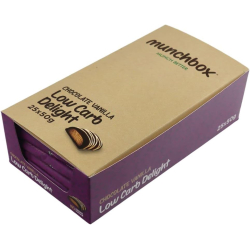 Munchbox Low Carb Delight Keto Chocolate Vanilla Bar 50g, Pack Of 25  Munchbox Low Carb Delight Keto Chocolate Vanilla Bar 50g, Pack Of 25