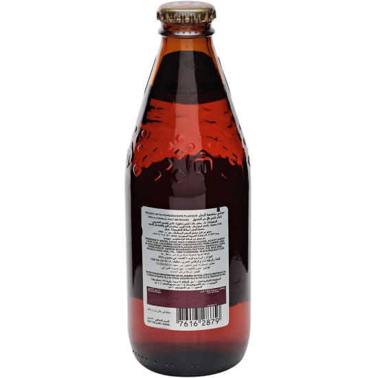 Moussy Pomegranate Malt Beverage Bottle 330 ml Pack Of 24