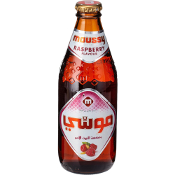 Moussy Raspberry Malt Beverage Bottle 330 ml Pack Of 24