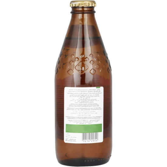 Moussy Apple Flavour Non Alcoholic Malt Drink, 330ml Pack Of 24