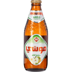 Moussy Apple Flavour Non Alcoholic Malt Drink, 330ml Pack Of 24