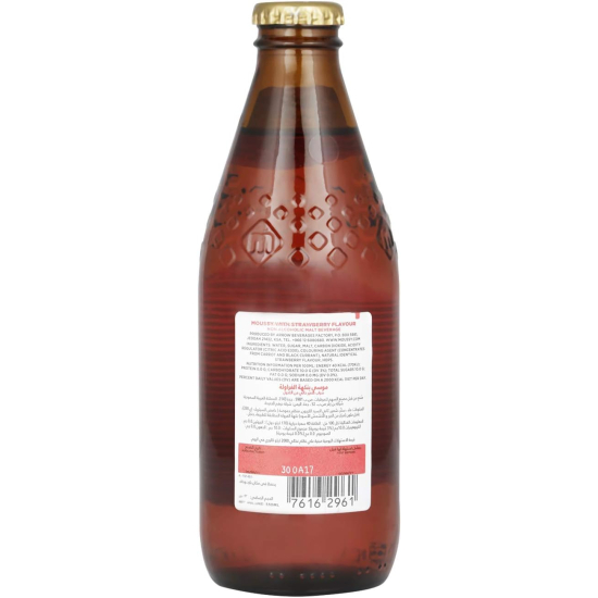Moussy Strawberry Non Alcoholic Malt Drink 330ml Pack Of 24