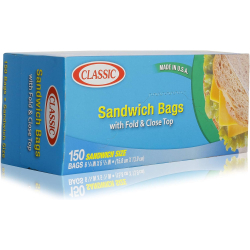 Classic Sandwich Bag Fnc 24x150's, Pack Of 3 Classic Sandwich Bag Fnc 24x150's, Pack Of 3