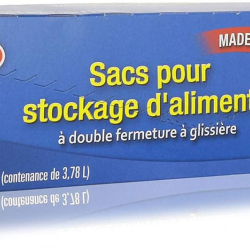  Classic Food Storage Bags 1 Gal. 20 Pieces, Pack Of 24