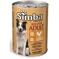 Simba, Wet Food For Adult Dogs, With Chicken And Turkey Meat 415g, Pack Of 24 Simba, Wet Food For Adult Dogs, With Chicken And Turkey Meat 415g, Pack Of 24