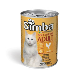 Simba Chunkies With Chicken Cat Wet Food 415g, Pack Of 24 Simba Chunkies With Chicken Cat Wet Food 415g, Pack Of 24