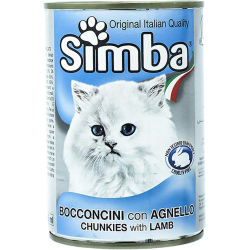 Simba Cat Food Chunkie Lamb 24x415g Simba Cat Food Chunkie Lamb 24x415g