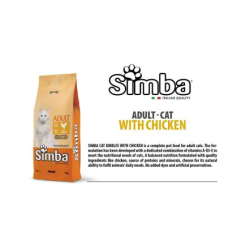 Simba Cat Croquettes With Chicken 2kg, Pack Of 6 Simba Cat Croquettes With Chicken 2kg, Pack Of 6