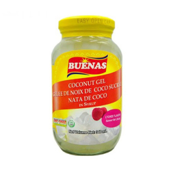 Buenas Coconut Gel In Syrup Lychee Flavour 340g, Pack Of 24 Buenas Coconut Gel In Syrup Lychee Flavour 340g, Pack Of 24