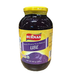 Buenas Ube Sweet Purple Yam Spread 907g, Pack Of 12 Buenas Ube Sweet Purple Yam Spread 907g, Pack Of 12