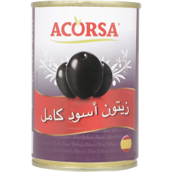 Acorsa Olives Black Sliced Tin 12x225gm, Pack Of 6