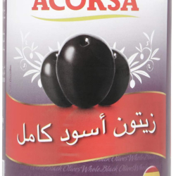 Acorsa Olives Black Sliced Tin 12x225gm, Pack Of 6