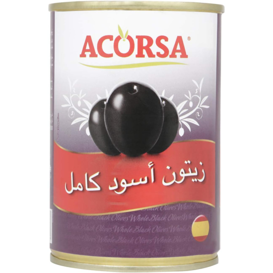 Acorsa Olives Black Sliced Tin Pack Of 12x225gm