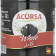 Acorsa Olives Black Plain Jar Pack Of 12x200 gm
