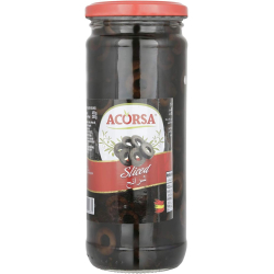 Acorsa Olives Black Sliced Jar 12X230gm L/Jar, Pack Of 3 Acorsa Olives Black Sliced Jar 12X230gm L/Jar, Pack Of 3