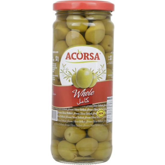 Acorsa Olives Green Plain Jar 12x285gm L/Jar