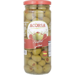 Acorsa Olives Green Stuffed Jar 12x285g L/Jar, Pack Of 3 Acorsa Olives Green Stuffed Jar 12x285g L/Jar, Pack Of 3