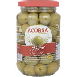Acorsa Olives Green Pitted Jar Pack Of 12x170gm, Pack Of 3 Acorsa Olives Green Pitted Jar Pack Of 12x170gm, Pack Of 3