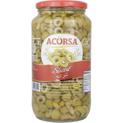 Acorsa Olives Green Sliced Jar 6x450gm L/Jar, Pack Of 2 Acorsa Olives Green Sliced Jar 6x450gm L/Jar, Pack Of 2