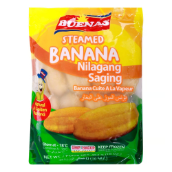 Buenas Steamed Banana Vacuum 454g, Pack Of 24 Buenas Steamed Banana Vacuum 454g, Pack Of 24