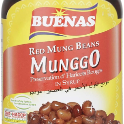 Buenas Munggo Red Mung Beans in Syrup 907g, Pack Of 12 Buenas Munggo Red Mung Beans in Syrup 907g, Pack Of 12