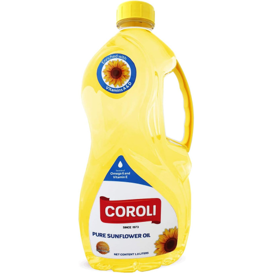 Coroli Sunflower Oil 1.8Litre, Pack Of 6