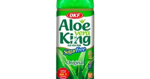 OKF Aloe Vera King Drink Sugar Free Original 500 ml, Pack Of 20