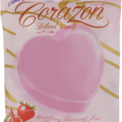 Hartbeat Corazon Beloved Strawberry Candy 150g, Pack Of 40