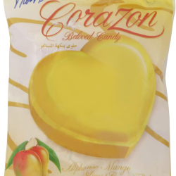 Hartbeat Corazon Alphonso Mango Beloved Candy 150g, Pack Of 40