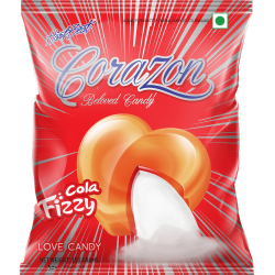 Hartbeat Corazon Love Candy Cola Fizzy Flavour 150g, Pack Of 40