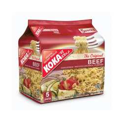 Koka Instant Noodles Beef Flour 5 Pieces 85g, Pack Of 12 Koka Instant Noodles Beef Flour 5 Pieces 85g, Pack Of 12