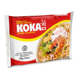 Koka Crab Instant Noodles 5 Pieces 85g, Pack Of 12 Koka Crab Instant Noodles 5 Pieces 85g, Pack Of 12