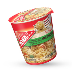 Koka Mushroom Instant Cup Noodles 70g, Pack Of 24 Koka Mushroom Instant Cup Noodles 70g, Pack Of 24