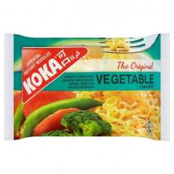 Koka Instant Noodles Vegetables 5 Pieces 85g, Pack Of 12 Koka Instant Noodles Vegetables 5 Pieces 85g, Pack Of 12