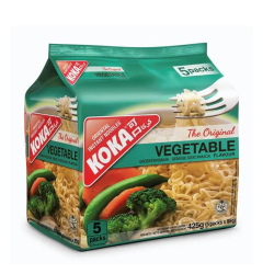 Koka Instant Noodles Vegetables 5 Pieces 85g, Pack Of 12 Koka Instant Noodles Vegetables 5 Pieces 85g, Pack Of 12