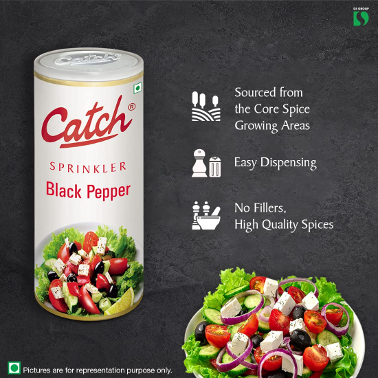 Catch Sprinkler Black Pepper 100g, Pack Of 72