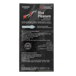 Kama Sutra Xtra Pleasure Condom 12 Pieces, Pack Of 12 Kama Sutra Xtra Pleasure Condom 12 Pieces, Pack Of 12