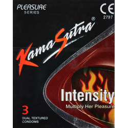 Kama Sutra Condom Intensity 3 Pieces, Pack Of 24 Kama Sutra Condom Intensity 3 Pieces, Pack Of 24