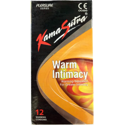 Kamasutra Warm Intimacy Condoms 12 Pieces, Pack Of 12 Kamasutra Warm Intimacy Condoms 12 Pieces, Pack Of 12