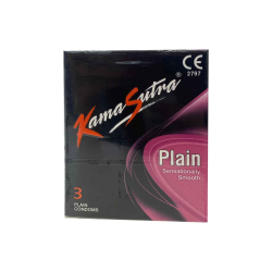 Kama Sutra Condom Plain 3 Pieces, Pack Of 24 Kama Sutra Condom Plain 3 Pieces, Pack Of 24