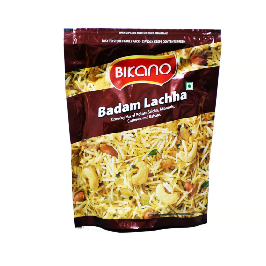 Bikano Namkeen Badam Lachha 200g, Pack Of 10