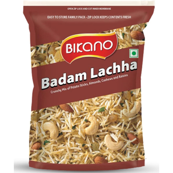 Bikano Namkeen Badam Lachha 400g, Pack Of 12